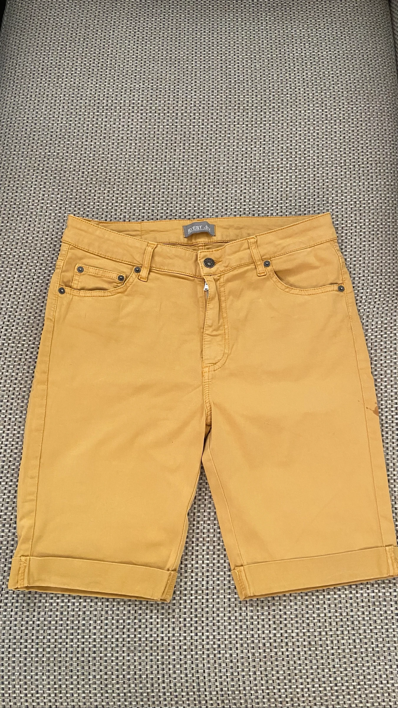 Short largo de jean amarillo – photo 2